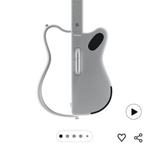 Stylish Gray Electric Guitar